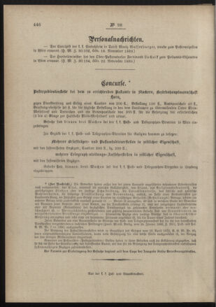 Post- und Telegraphen-Verordnungsblatt für das Verwaltungsgebiet des K.-K. Handelsministeriums 18891130 Seite: 4