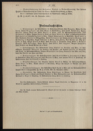 Post- und Telegraphen-Verordnungsblatt für das Verwaltungsgebiet des K.-K. Handelsministeriums 18891212 Seite: 4