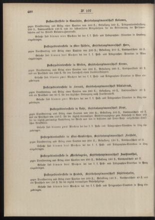 Post- und Telegraphen-Verordnungsblatt für das Verwaltungsgebiet des K.-K. Handelsministeriums 18891231 Seite: 6