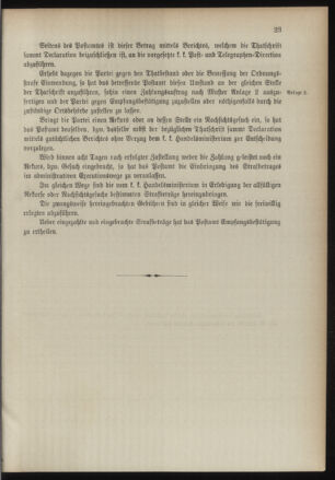 Post- und Telegraphen-Verordnungsblatt für das Verwaltungsgebiet des K.-K. Handelsministeriums 1889bl03 Seite: 40