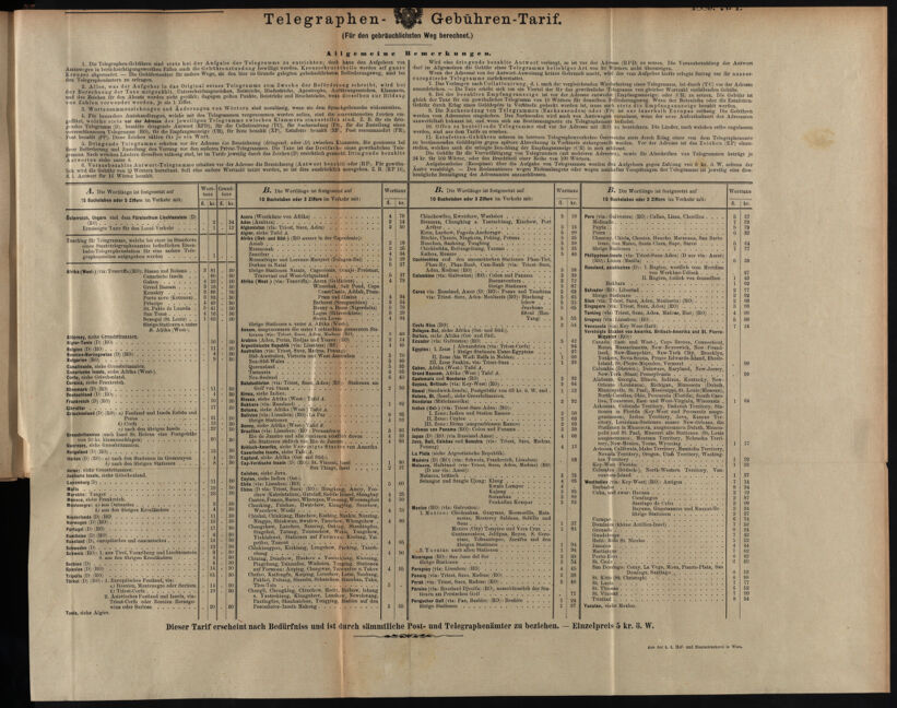 Post- und Telegraphen-Verordnungsblatt für das Verwaltungsgebiet des K.-K. Handelsministeriums 1889bl04 Seite: 1