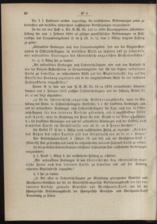 Post- und Telegraphen-Verordnungsblatt für das Verwaltungsgebiet des K.-K. Handelsministeriums 18900124 Seite: 2