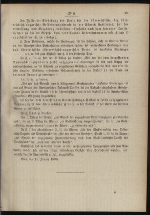 Post- und Telegraphen-Verordnungsblatt für das Verwaltungsgebiet des K.-K. Handelsministeriums 18900124 Seite: 3