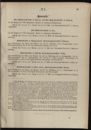 Post- und Telegraphen-Verordnungsblatt für das Verwaltungsgebiet des K.-K. Handelsministeriums 18900126 Seite: 3