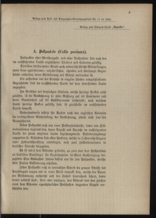 Post- und Telegraphen-Verordnungsblatt für das Verwaltungsgebiet des K.-K. Handelsministeriums 18900224 Seite: 5