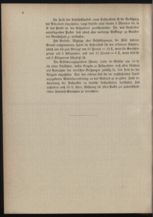 Post- und Telegraphen-Verordnungsblatt für das Verwaltungsgebiet des K.-K. Handelsministeriums 18900224 Seite: 6