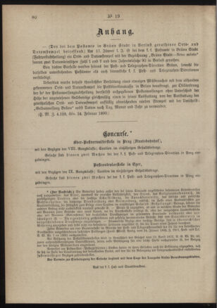 Post- und Telegraphen-Verordnungsblatt für das Verwaltungsgebiet des K.-K. Handelsministeriums 18900303 Seite: 4