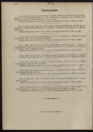 Post- und Telegraphen-Verordnungsblatt für das Verwaltungsgebiet des K.-K. Handelsministeriums 18900405 Seite: 4