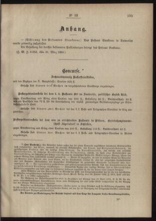 Post- und Telegraphen-Verordnungsblatt für das Verwaltungsgebiet des K.-K. Handelsministeriums 18900408 Seite: 3