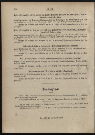 Post- und Telegraphen-Verordnungsblatt für das Verwaltungsgebiet des K.-K. Handelsministeriums 18900408 Seite: 4