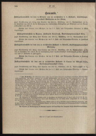 Post- und Telegraphen-Verordnungsblatt für das Verwaltungsgebiet des K.-K. Handelsministeriums 18900414 Seite: 4