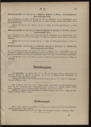 Post- und Telegraphen-Verordnungsblatt für das Verwaltungsgebiet des K.-K. Handelsministeriums 18900430 Seite: 3