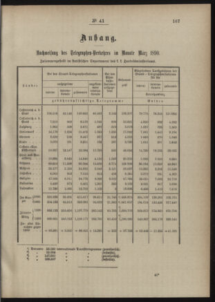 Post- und Telegraphen-Verordnungsblatt für das Verwaltungsgebiet des K.-K. Handelsministeriums 18900507 Seite: 3