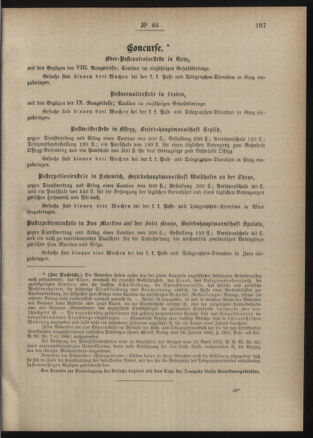 Post- und Telegraphen-Verordnungsblatt für das Verwaltungsgebiet des K.-K. Handelsministeriums 18900520 Seite: 3