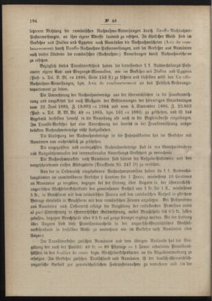 Post- und Telegraphen-Verordnungsblatt für das Verwaltungsgebiet des K.-K. Handelsministeriums 18900529 Seite: 2