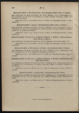 Post- und Telegraphen-Verordnungsblatt für das Verwaltungsgebiet des K.-K. Handelsministeriums 18900604 Seite: 4