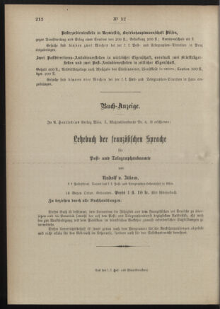 Post- und Telegraphen-Verordnungsblatt für das Verwaltungsgebiet des K.-K. Handelsministeriums 18900608 Seite: 4