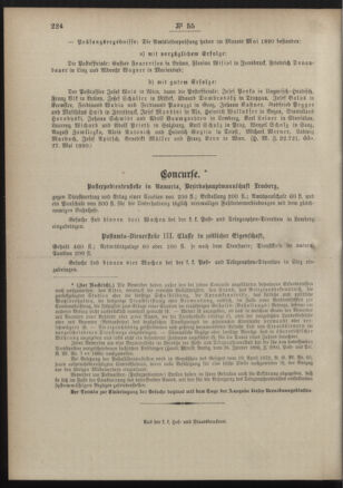 Post- und Telegraphen-Verordnungsblatt für das Verwaltungsgebiet des K.-K. Handelsministeriums 18900613 Seite: 4