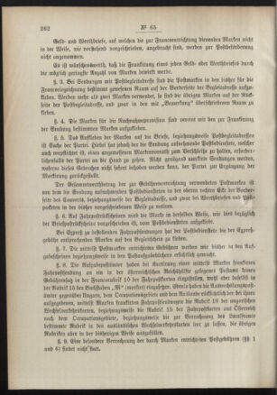 Post- und Telegraphen-Verordnungsblatt für das Verwaltungsgebiet des K.-K. Handelsministeriums 18900712 Seite: 2