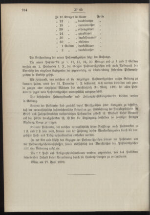 Post- und Telegraphen-Verordnungsblatt für das Verwaltungsgebiet des K.-K. Handelsministeriums 18900712 Seite: 4