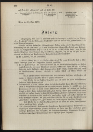 Post- und Telegraphen-Verordnungsblatt für das Verwaltungsgebiet des K.-K. Handelsministeriums 18900712 Seite: 6