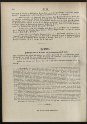 Post- und Telegraphen-Verordnungsblatt für das Verwaltungsgebiet des K.-K. Handelsministeriums 18900714 Seite: 4