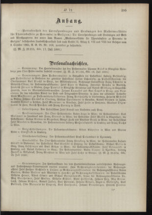 Post- und Telegraphen-Verordnungsblatt für das Verwaltungsgebiet des K.-K. Handelsministeriums 18900728 Seite: 3