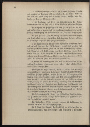 Post- und Telegraphen-Verordnungsblatt für das Verwaltungsgebiet des K.-K. Handelsministeriums 18900822 Seite: 14