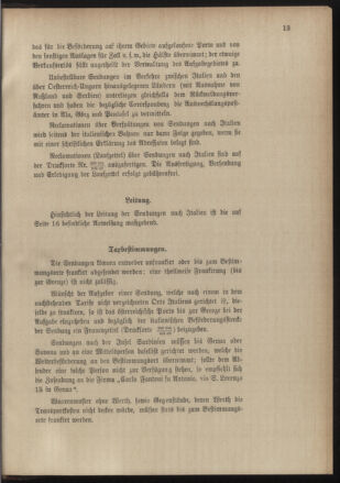 Post- und Telegraphen-Verordnungsblatt für das Verwaltungsgebiet des K.-K. Handelsministeriums 18900822 Seite: 17