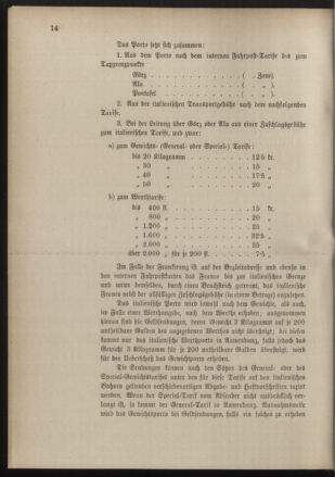 Post- und Telegraphen-Verordnungsblatt für das Verwaltungsgebiet des K.-K. Handelsministeriums 18900822 Seite: 18