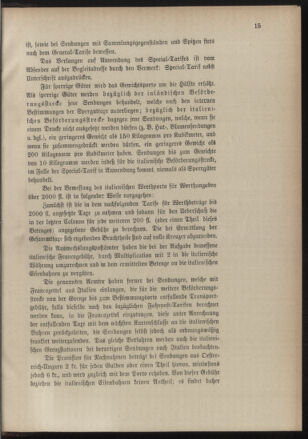 Post- und Telegraphen-Verordnungsblatt für das Verwaltungsgebiet des K.-K. Handelsministeriums 18900822 Seite: 19