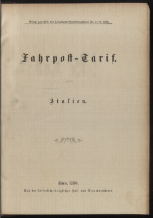 Post- und Telegraphen-Verordnungsblatt für das Verwaltungsgebiet des K.-K. Handelsministeriums 18900822 Seite: 5