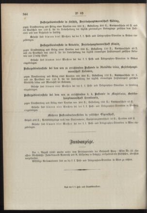 Post- und Telegraphen-Verordnungsblatt für das Verwaltungsgebiet des K.-K. Handelsministeriums 18900905 Seite: 4