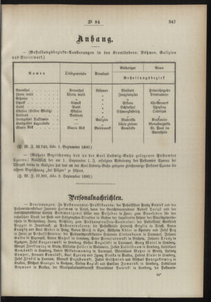 Post- und Telegraphen-Verordnungsblatt für das Verwaltungsgebiet des K.-K. Handelsministeriums 18900909 Seite: 3