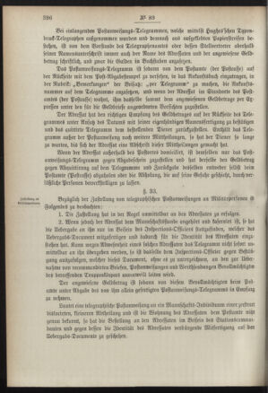 Post- und Telegraphen-Verordnungsblatt für das Verwaltungsgebiet des K.-K. Handelsministeriums 18900919 Seite: 30