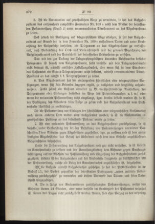 Post- und Telegraphen-Verordnungsblatt für das Verwaltungsgebiet des K.-K. Handelsministeriums 18900919 Seite: 6