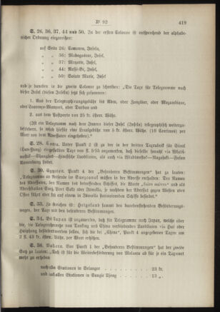 Post- und Telegraphen-Verordnungsblatt für das Verwaltungsgebiet des K.-K. Handelsministeriums 18900927 Seite: 5