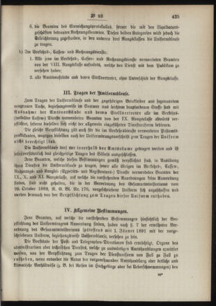 Post- und Telegraphen-Verordnungsblatt für das Verwaltungsgebiet des K.-K. Handelsministeriums 18900929 Seite: 3