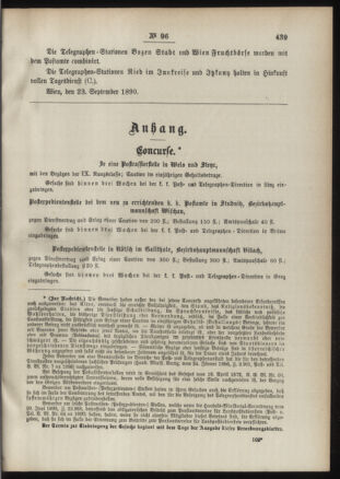 Post- und Telegraphen-Verordnungsblatt für das Verwaltungsgebiet des K.-K. Handelsministeriums 18901002 Seite: 3