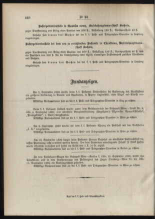 Post- und Telegraphen-Verordnungsblatt für das Verwaltungsgebiet des K.-K. Handelsministeriums 18901002 Seite: 4