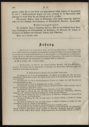 Post- und Telegraphen-Verordnungsblatt für das Verwaltungsgebiet des K.-K. Handelsministeriums 18901015 Seite: 2