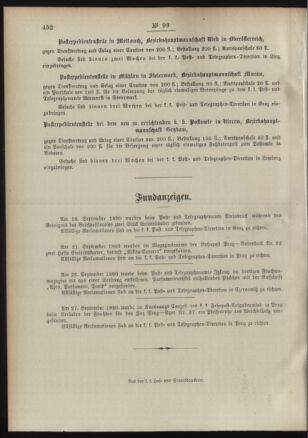 Post- und Telegraphen-Verordnungsblatt für das Verwaltungsgebiet des K.-K. Handelsministeriums 18901015 Seite: 4