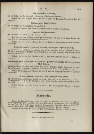 Post- und Telegraphen-Verordnungsblatt für das Verwaltungsgebiet des K.-K. Handelsministeriums 18901020 Seite: 3