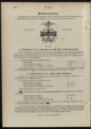 Post- und Telegraphen-Verordnungsblatt für das Verwaltungsgebiet des K.-K. Handelsministeriums 18901028 Seite: 4