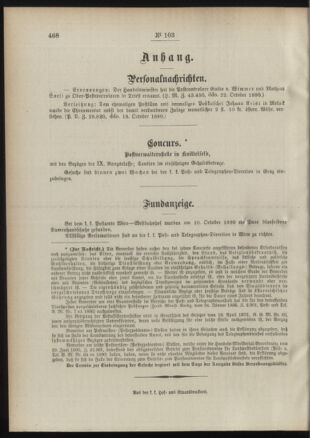 Post- und Telegraphen-Verordnungsblatt für das Verwaltungsgebiet des K.-K. Handelsministeriums 18901103 Seite: 4