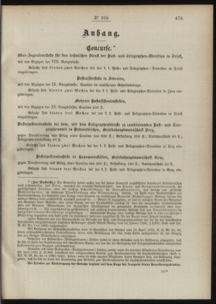 Post- und Telegraphen-Verordnungsblatt für das Verwaltungsgebiet des K.-K. Handelsministeriums 18901109 Seite: 3