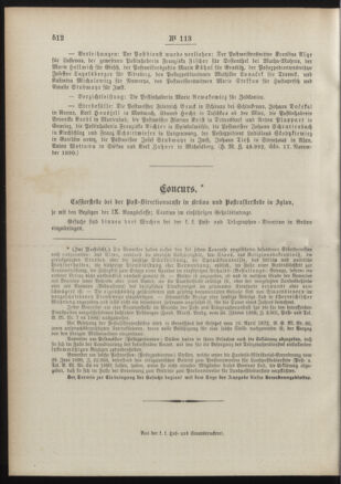 Post- und Telegraphen-Verordnungsblatt für das Verwaltungsgebiet des K.-K. Handelsministeriums 18901125 Seite: 4