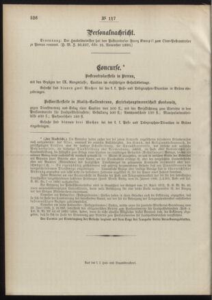 Post- und Telegraphen-Verordnungsblatt für das Verwaltungsgebiet des K.-K. Handelsministeriums 18901203 Seite: 4