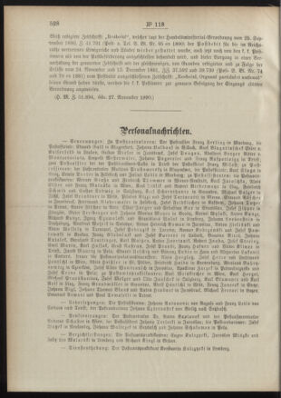 Post- und Telegraphen-Verordnungsblatt für das Verwaltungsgebiet des K.-K. Handelsministeriums 18901206 Seite: 2