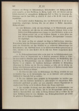 Post- und Telegraphen-Verordnungsblatt für das Verwaltungsgebiet des K.-K. Handelsministeriums 18901213 Seite: 2